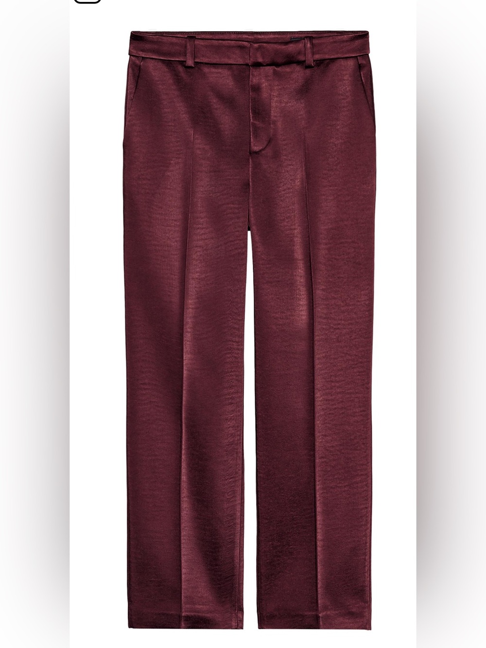 ZARA HEAVYWEIGHT SATIN PANTS ZW COLLECTION